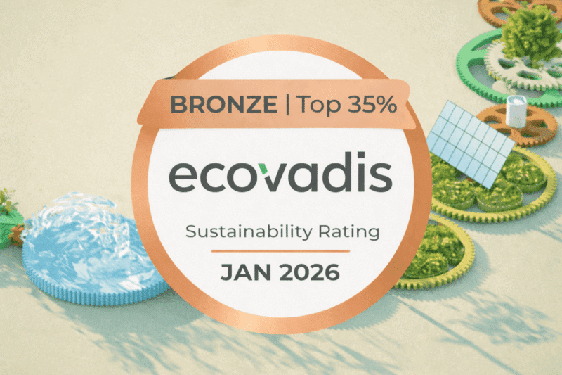EcoVadis Bronze Medal awarded to Excelya SAS, Top 35% of companies assessed for sustainability performance