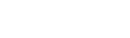 Excelya logo in white lowercase lettering with a diagonal slash through the “x” on a transparent background.